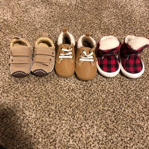 Baby boy shoe set size 1